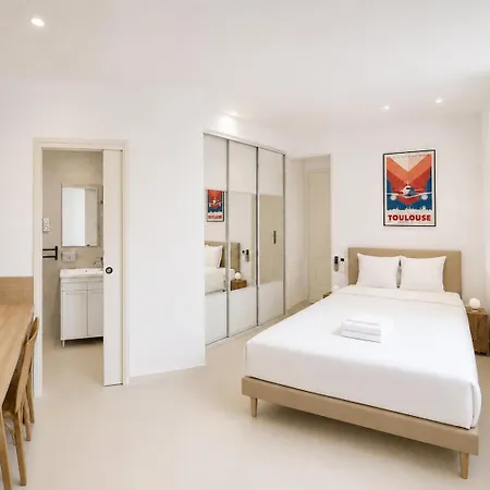 Aparthotel Riverside Toulouse Airport 1-aircond-parking-terrace-wifi-desk-airbus-meett 3*